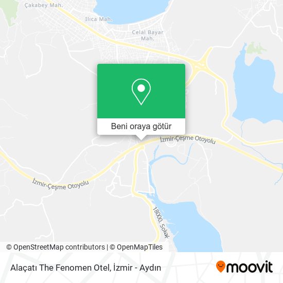 Alaçatı The Fenomen Otel harita