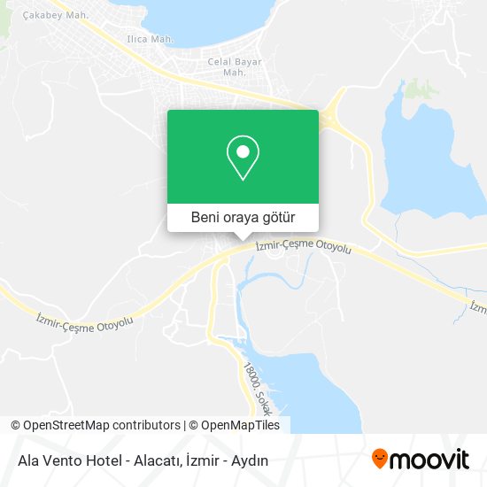 Ala Vento Hotel - Alacatı harita