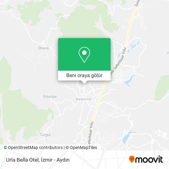 Urla Bella Otel harita