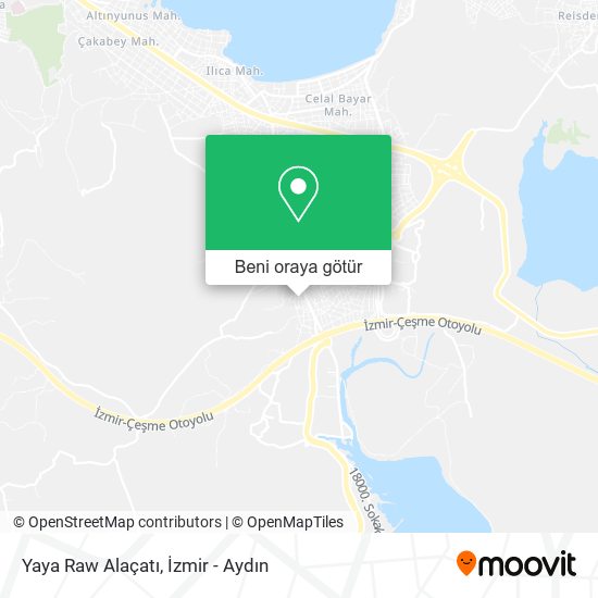 Yaya Raw Alaçatı harita