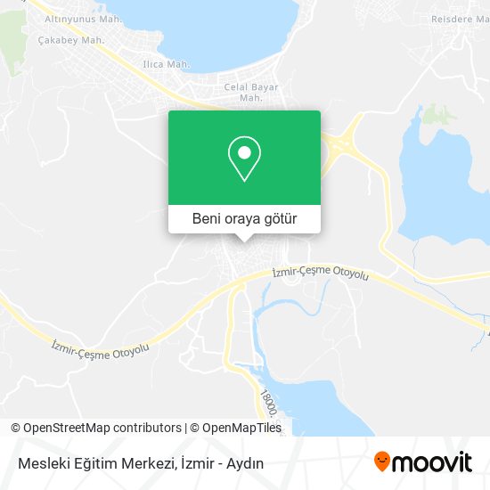 Mesleki Eğitim Merkezi harita