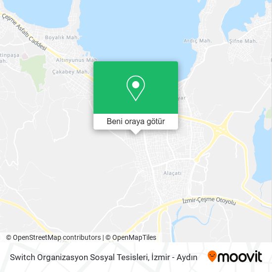 Switch Organizasyon Sosyal Tesisleri harita
