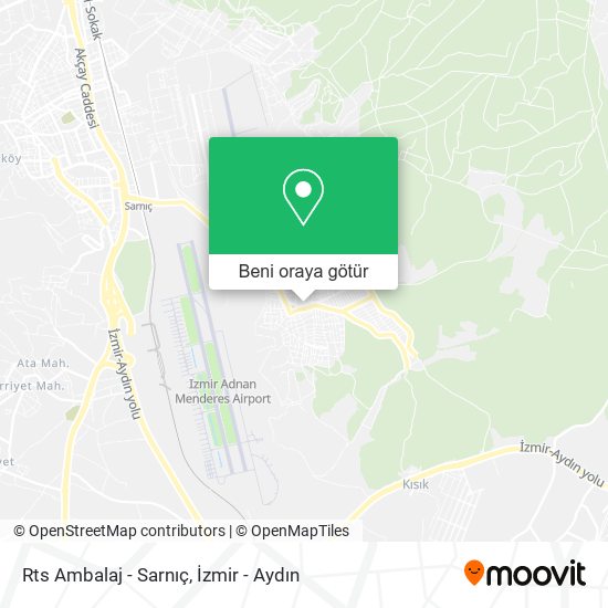 Rts Ambalaj - Sarnıç harita