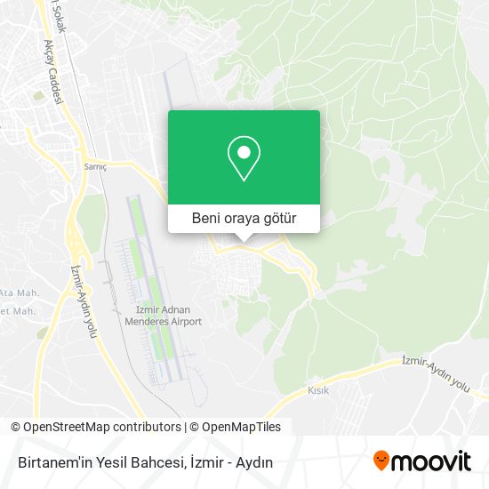 Birtanem'in Yesil Bahcesi harita