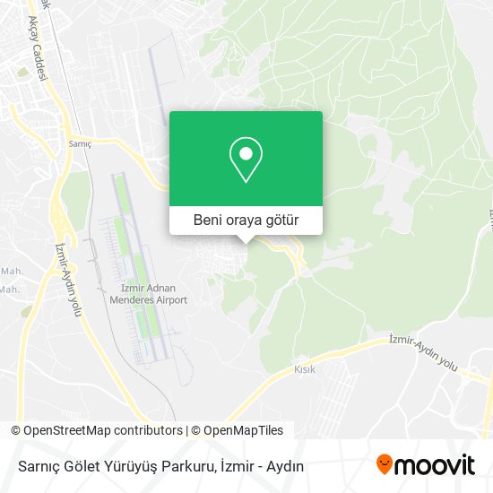 Sarnıç Gölet Yürüyüş Parkuru harita