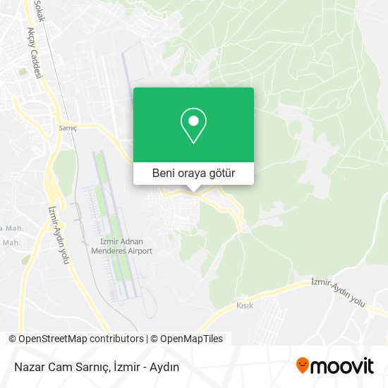 Nazar Cam Sarnıç harita