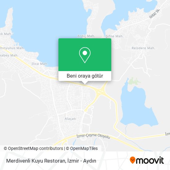 Merdivenli Kuyu Restoran harita
