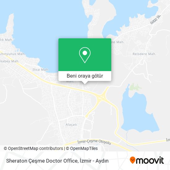 Sheraton Çeşme Doctor Office harita