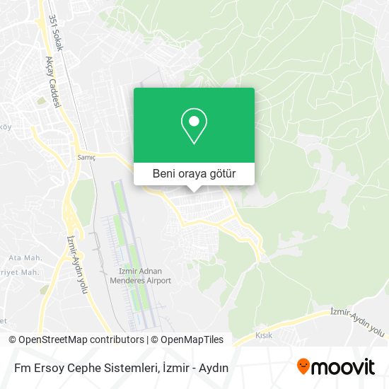 Fm Ersoy Cephe Sistemleri harita