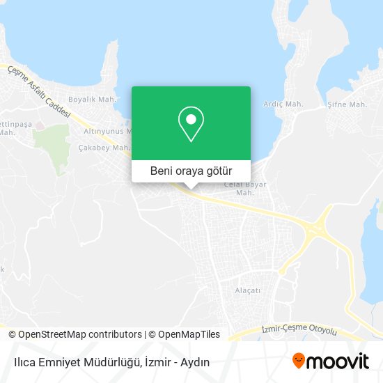 Ilıca Emniyet Müdürlüğü harita