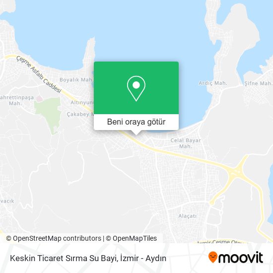 Keskin Ticaret Sırma Su Bayi harita