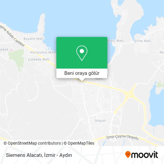Siemens Alacatı harita