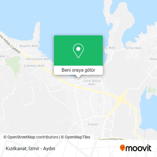 Kızılkanat harita