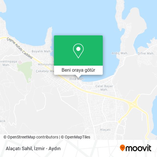 Alaçatı Sahil harita