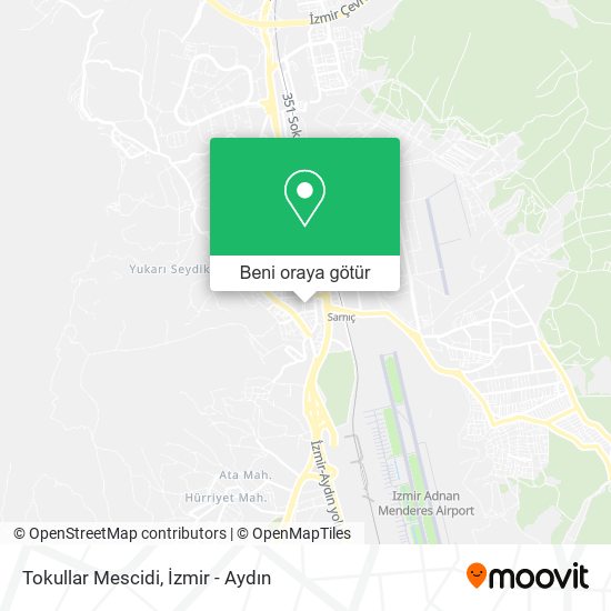Tokullar Mescidi harita