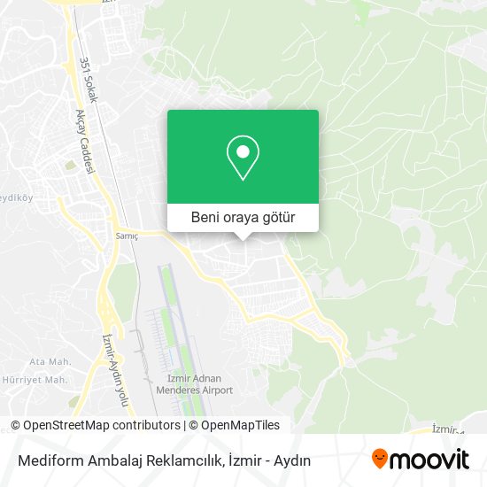 Mediform Ambalaj Reklamcılık harita