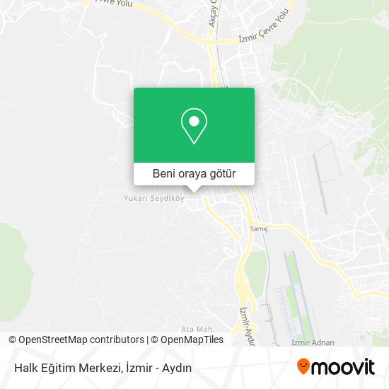 Halk Eğitim Merkezi harita
