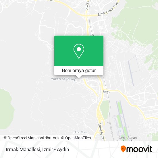 Irmak Mahallesi harita