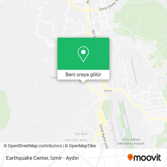 Earthquake Center harita