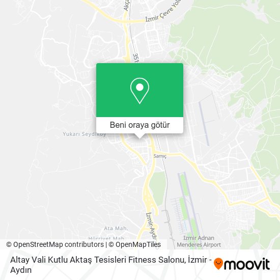 Altay Vali Kutlu Aktaş Tesisleri Fitness Salonu harita