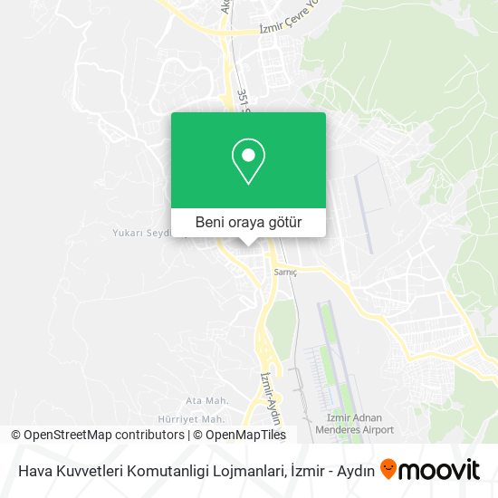 Hava Kuvvetleri Komutanligi Lojmanlari harita