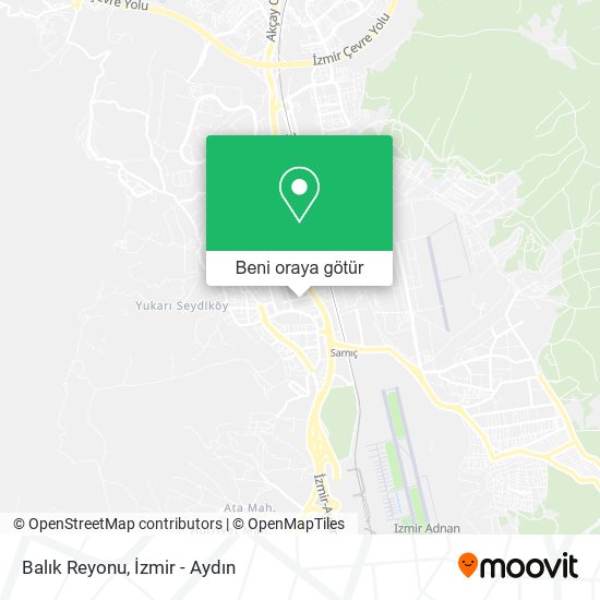 Balık Reyonu harita