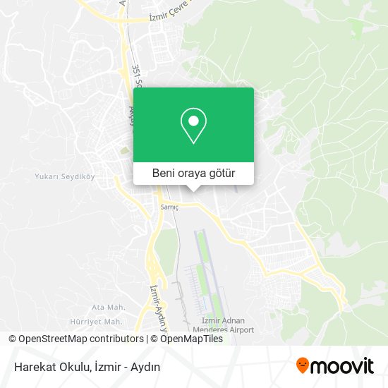 Harekat Okulu harita