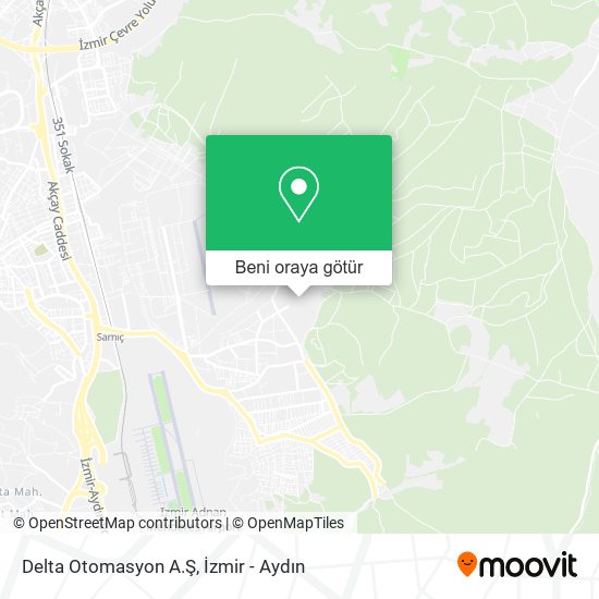 Delta Otomasyon A.Ş harita