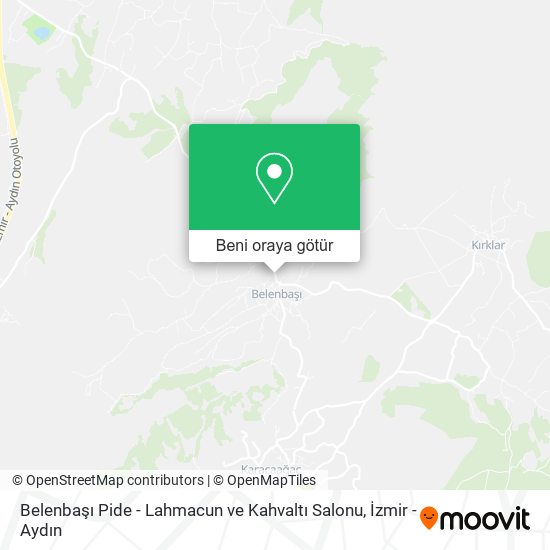Belenbaşı Pide - Lahmacun ve Kahvaltı Salonu harita