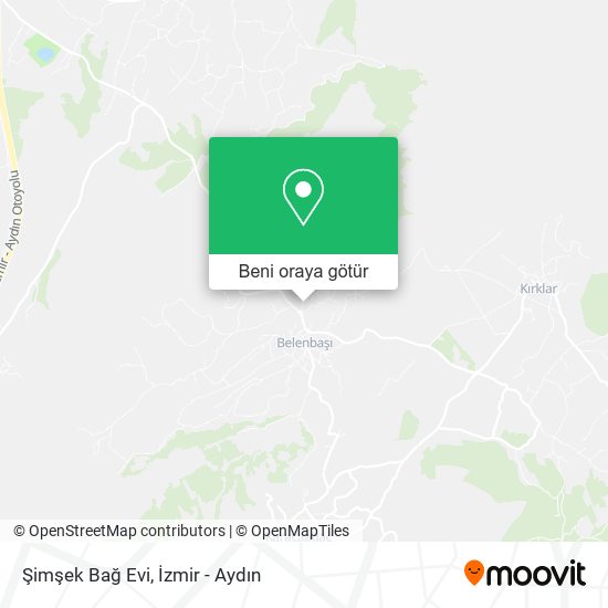 Şimşek Bağ Evi harita