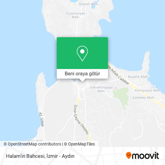 Halam'in Bahcesi harita