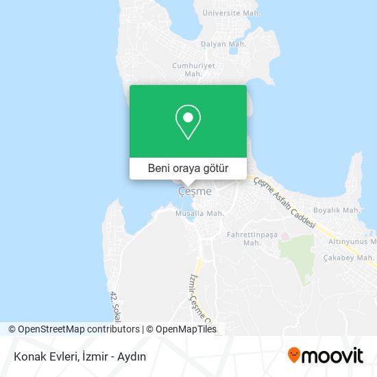 Konak Evleri harita