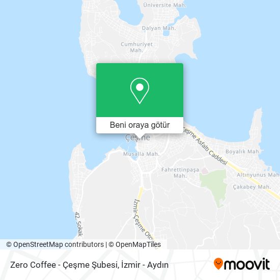 Zero Coffee - Çeşme Şubesi harita