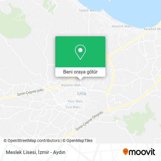 Meslek Lisesi harita