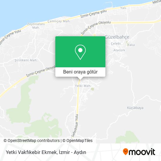 Yetki Vakfıkebir Ekmek harita