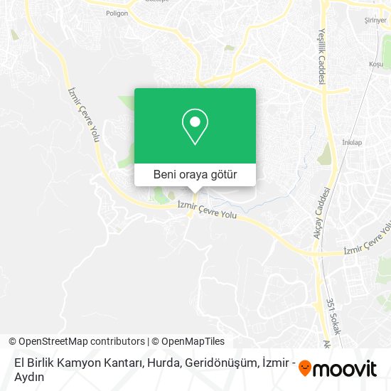 El Birlik Kamyon Kantarı, Hurda, Geridönüşüm harita