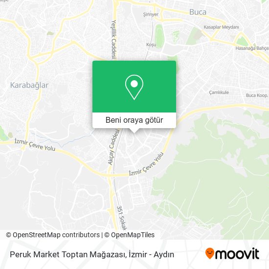 Peruk Market Toptan Mağazası harita