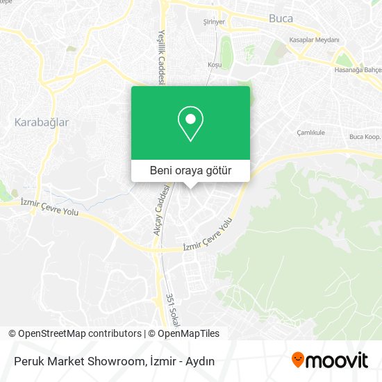 Peruk Market Showroom harita