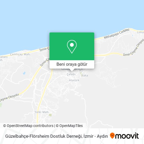 Güzelbahçe-Flörsheim Dostluk Derneği harita