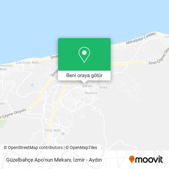 Güzelbahçe Apo'nun Mekanı harita
