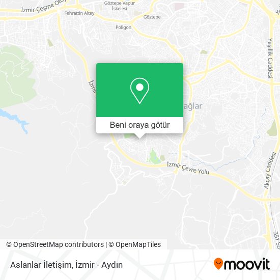 Aslanlar İletişim harita