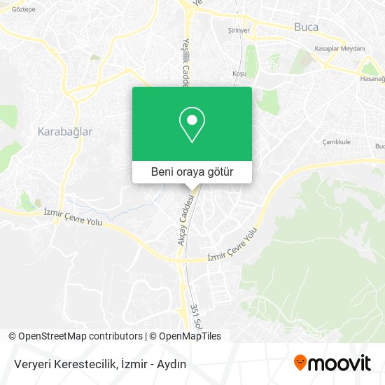Veryeri Kerestecilik harita