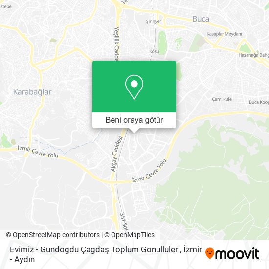 Evimiz - Gündoğdu Çağdaş Toplum Gönüllüleri harita