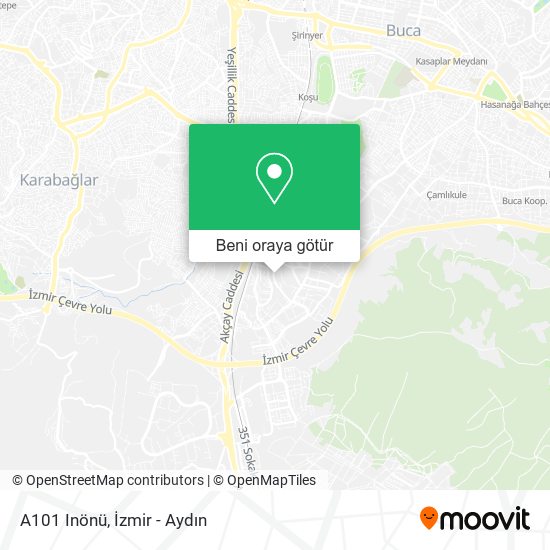 A101 Inönü harita
