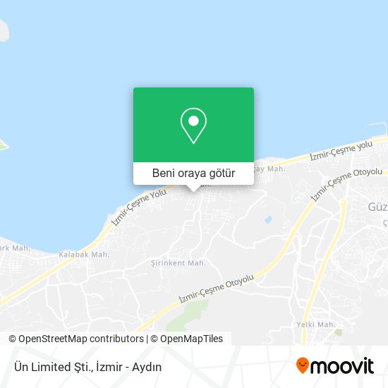 Ün Limited Şti. harita