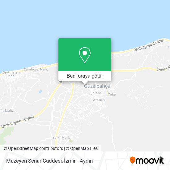 Muzeyen Senar Caddesi harita