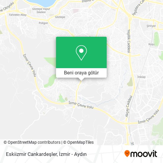 Eskiizmir Cankardeşler harita