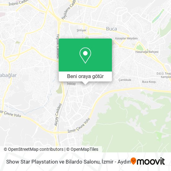 Show Star Playstation ve Bilardo Salonu harita