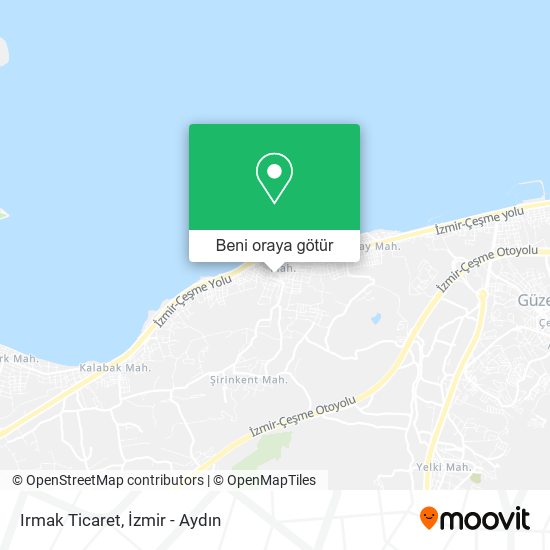 Irmak Ticaret harita
