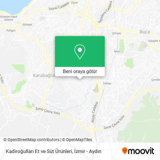 Kadiroğulları Et ve Süt Ürünleri harita
